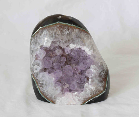 Amethyst Quartz Agate Crystal Polished  - A134