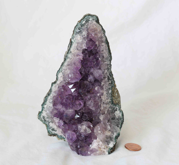 Amethyst Agate Quartz Crystal Cluster - A137