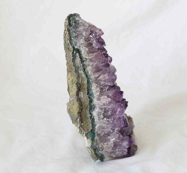 Amethyst Agate Quartz Crystal Cluster - A137