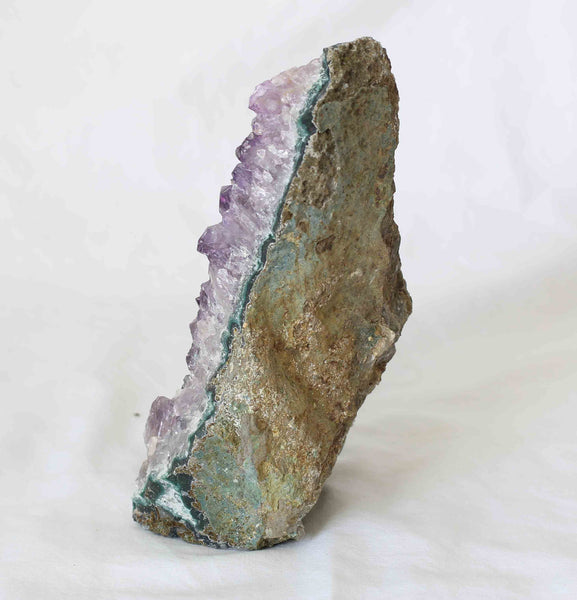 Amethyst Agate Quartz Crystal Cluster - A137