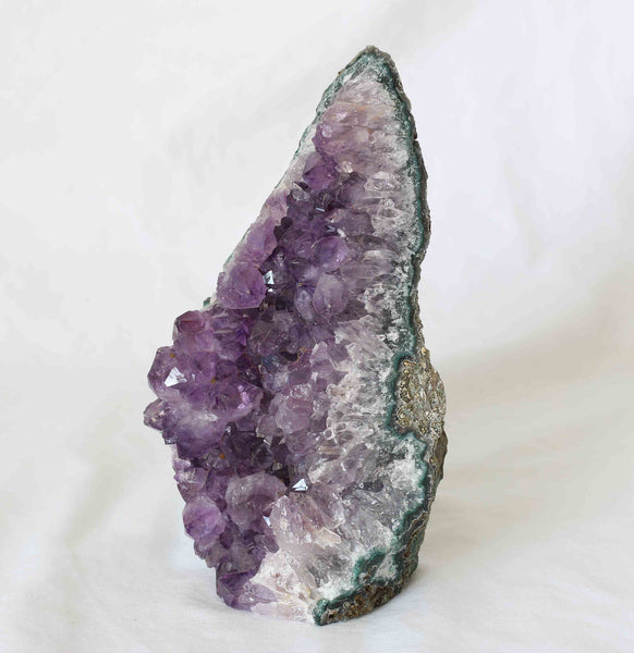 Amethyst Agate Quartz Crystal Cluster - A137