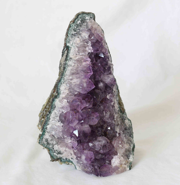 Amethyst Agate Quartz Crystal Cluster - A137