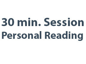 30 minutes - Personal Reading - Price in Canadian Dollars