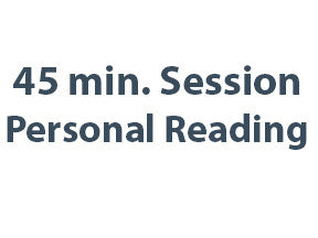 45 minute - Personal Reading - Price in Canadian Dollars