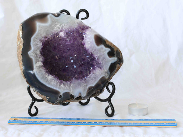 Amethyst Agate Quartz Crystal - A127