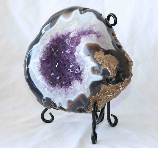 Amethyst Agate Quartz Crystal - A127