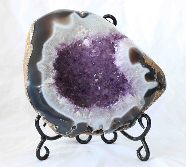Amethyst Agate Quartz Crystal - A127