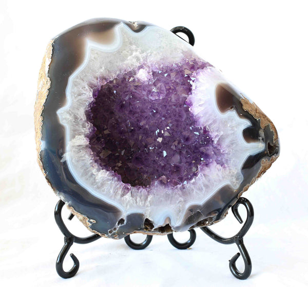 Amethyst Agate Quartz Crystal - A127
