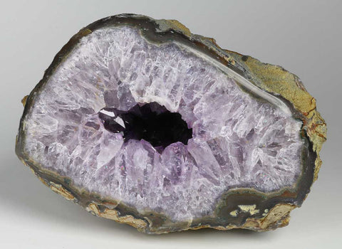 Amethyst Quartz Crystal Geode - A238
