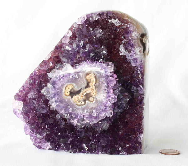 Amethyst Agate Quartz Crystal - A84