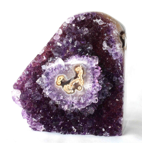 Amethyst Agate Quartz Crystal - A84