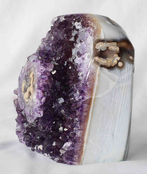 Amethyst Agate Quartz Crystal - A84