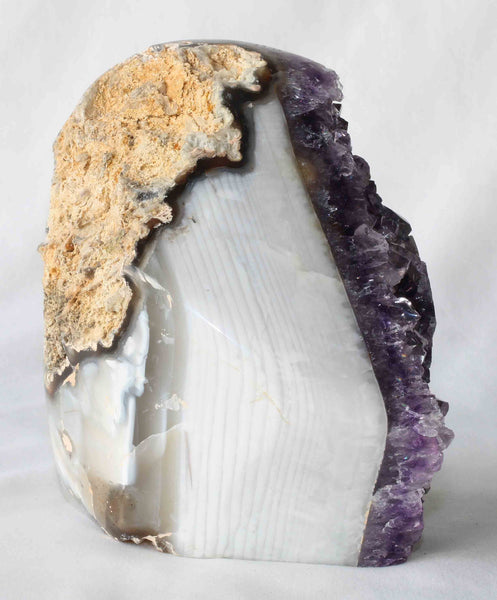 Amethyst Agate Quartz Crystal - A84