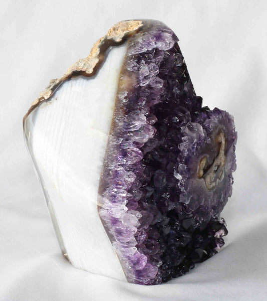 Amethyst Agate Quartz Crystal - A84