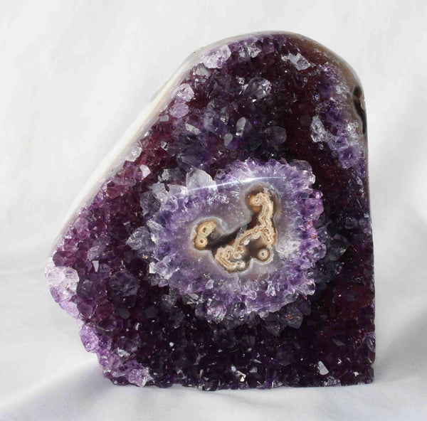 Amethyst Agate Quartz Crystal - A84