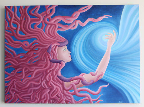 "Enlightenment" ~ Oil Painting on Canvas - 30 x 40 inch