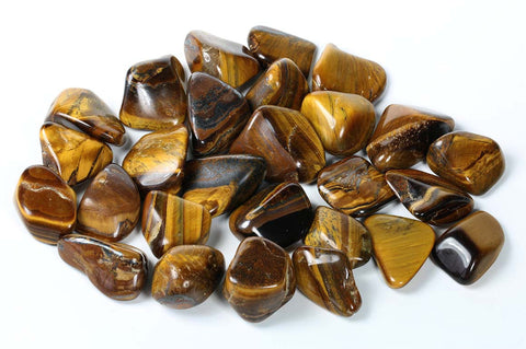 Golden Tiger's Eye Tumbled Stones - 200grams- TE333-B